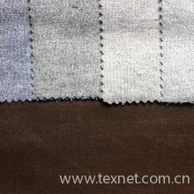 常州喜莱维纺织科技有限公司-粘棉弹力仿平绒涂料刮色 洗褪面料